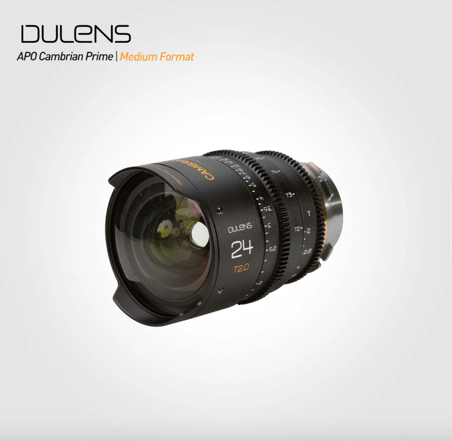 DULENS VINTAGE SERIES MEDIUM FORMAT APO CAMBRIAN PRIME 24mm T2 PL MOUNT