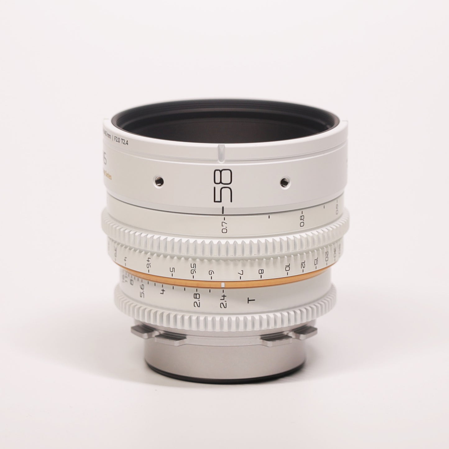 Dulens APO Mini Prime 58mm T2.4 Lens(PL Mount)white/gray