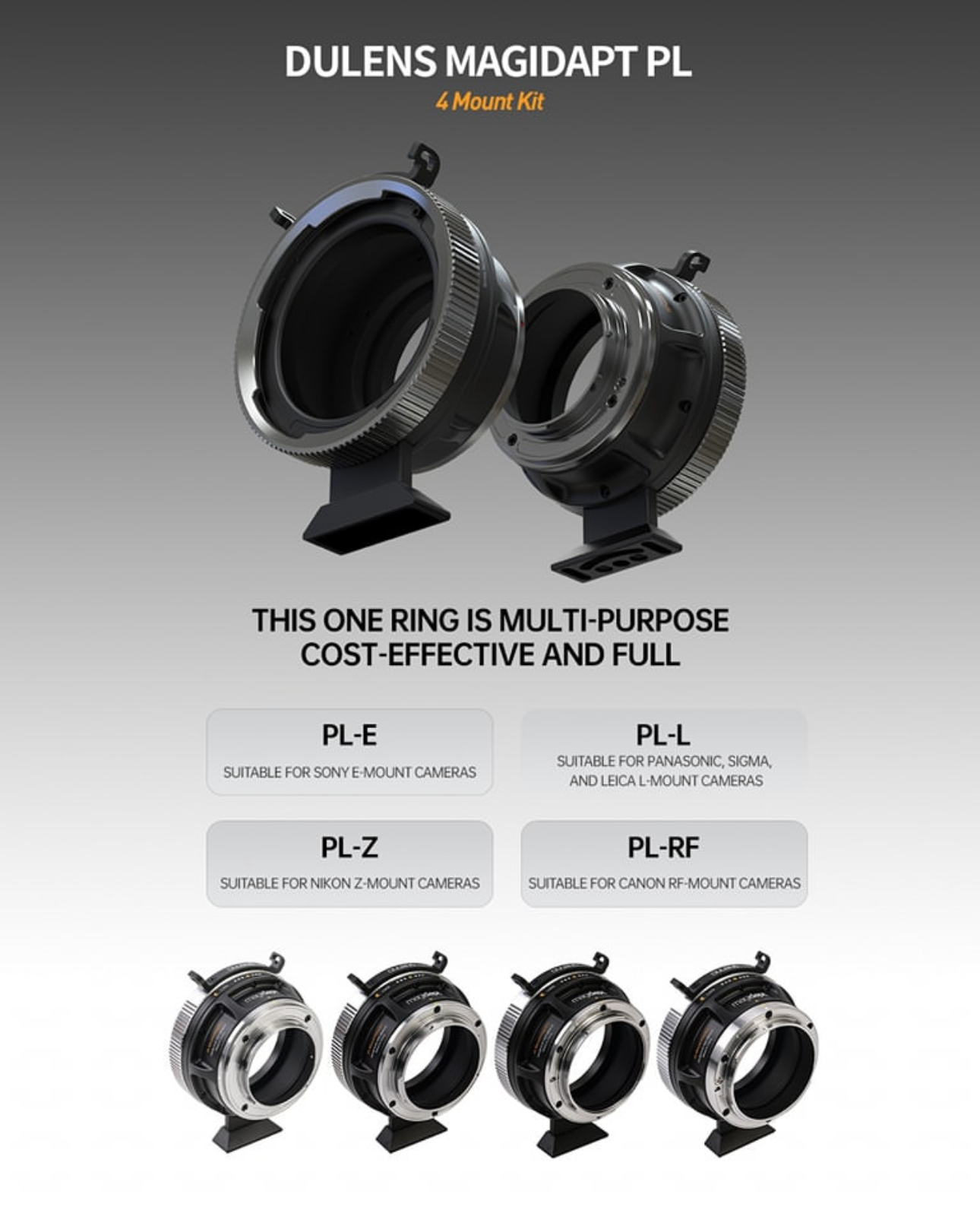 Dulens adapter set