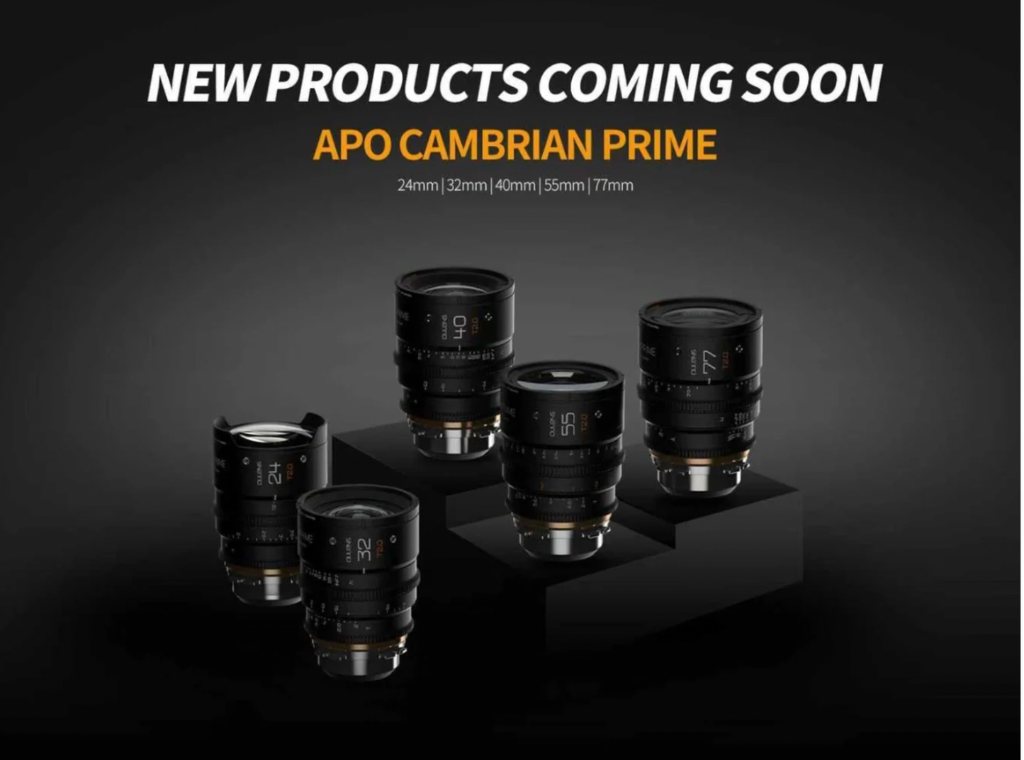 DULENS VINTAGE SERIES MEDIUM FORMAT APO CAMBRIAN PRIME 6 Lens Kit PL MOUNT