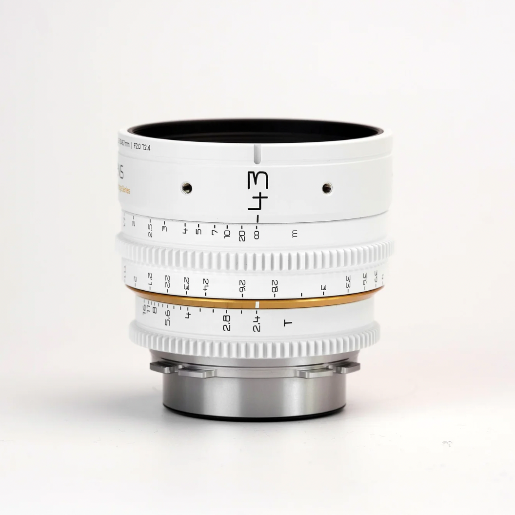 Dulens APO Mini Prime 43mm T2.4 Lens(PL /EF Mount) black/white/Gray/si