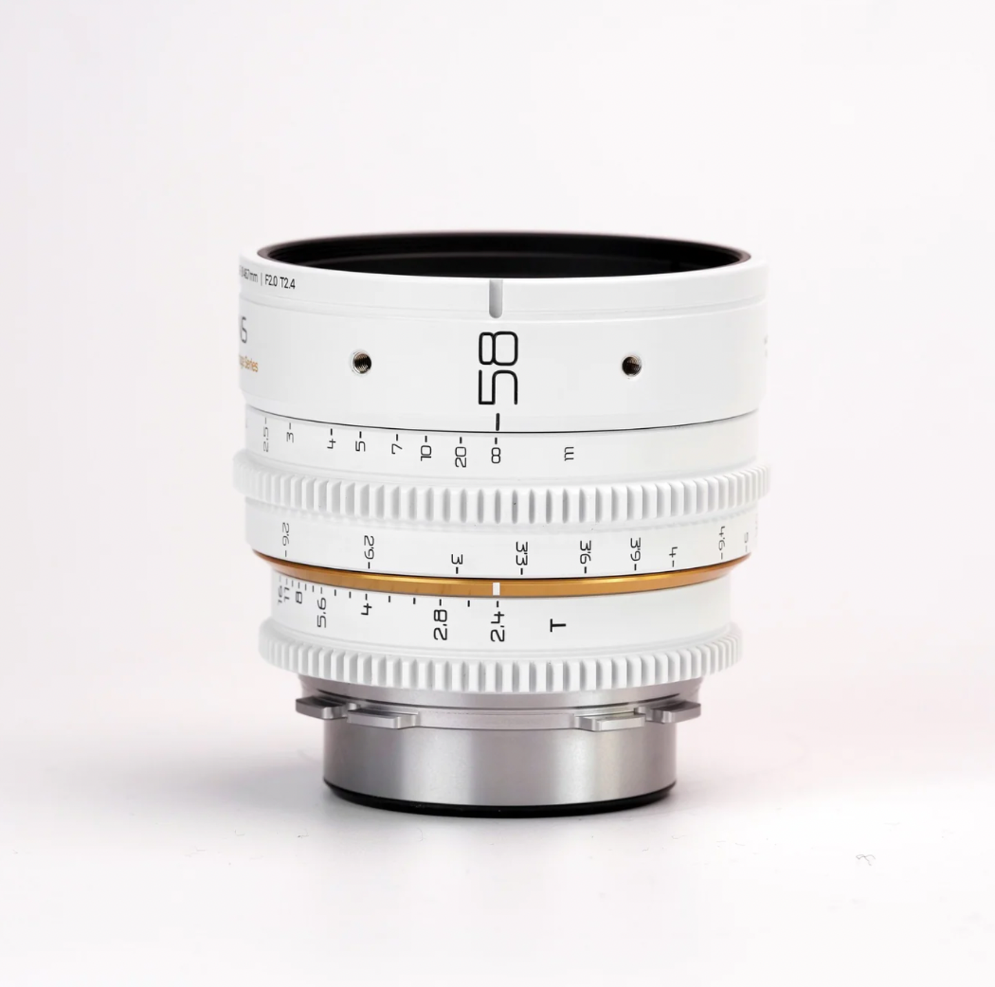 Dulens APO Mini Prime 58mm T2.4 Lens(PL/EF Mount)black/white/Gray/Silv