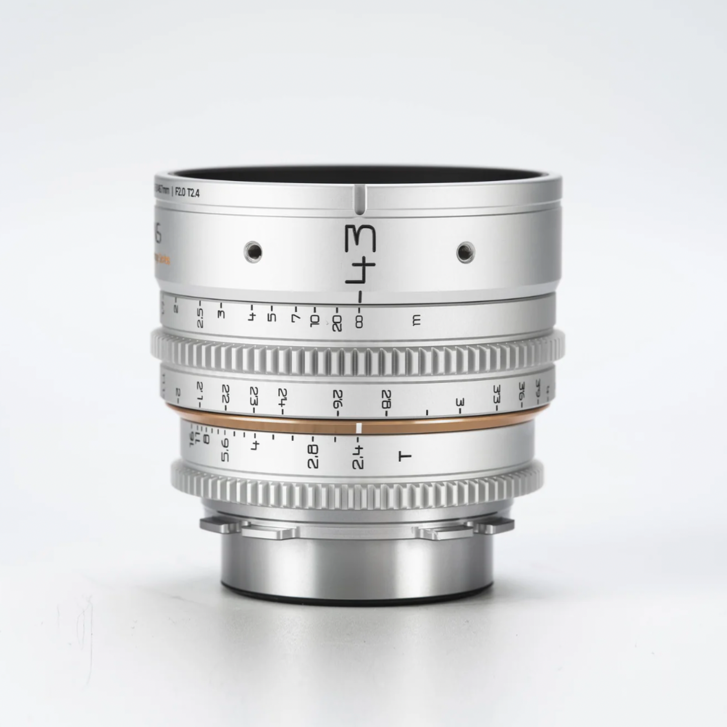 Dulens APO Mini Prime 43mm T2.4 Lens(PL /EF Mount) black/white/Gray/si