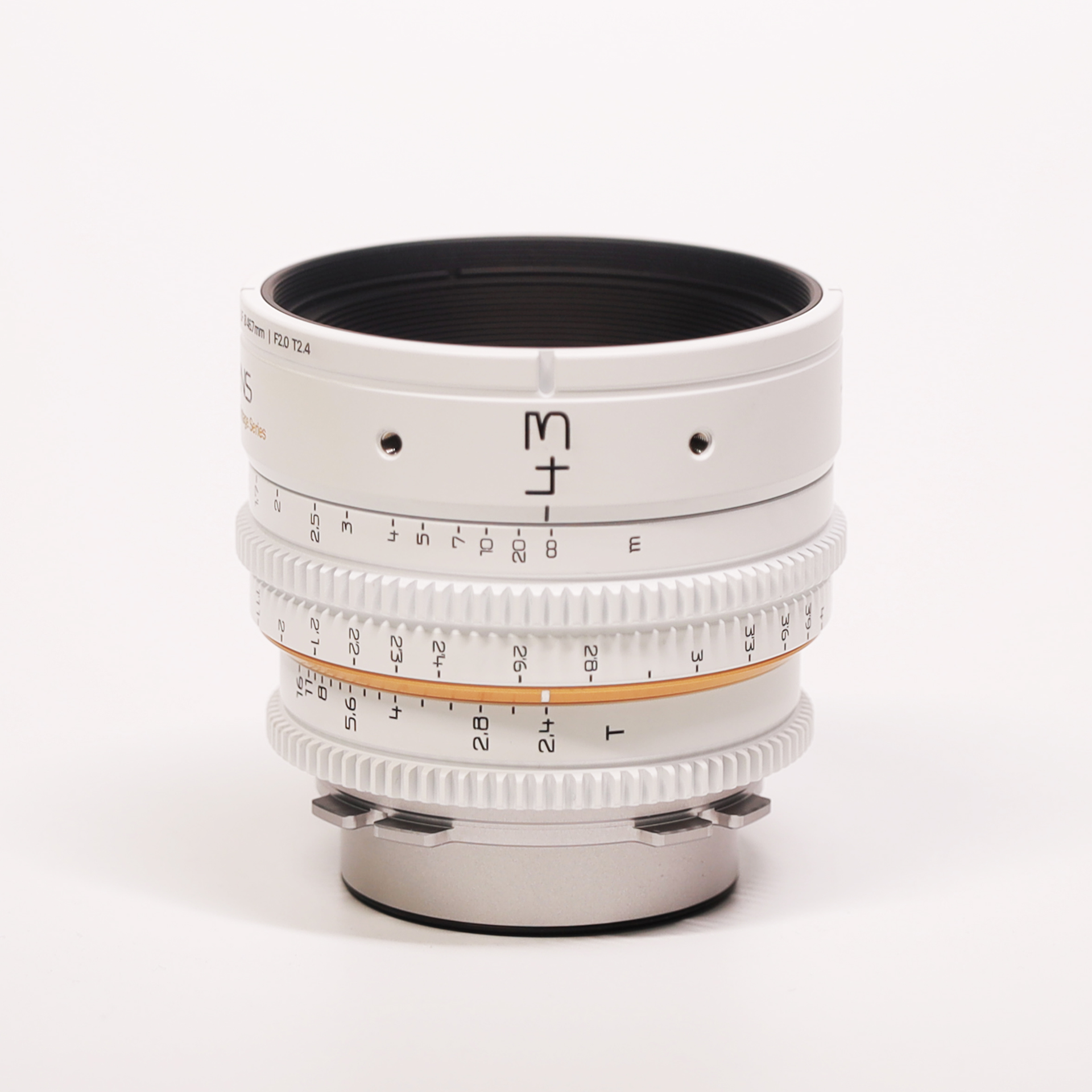 DULENS APO MINI PRIME 5本 白 T2.4 PL 箱入り Dulens APO Mini Prime 43mm T2.4 Lens(PL Mount)white