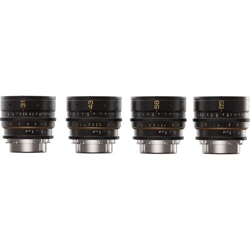 DULENS APO MINI PRIME 4-LENS SET(31mm 43mm 58mm 85mm)black